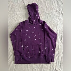 Champion Purple Hoodie with Celestial Design